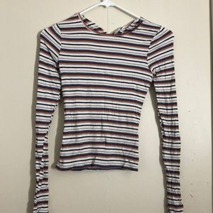 Striped Long Sleeve Top